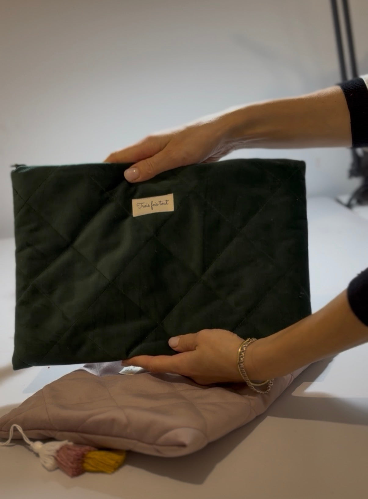 Housse pour ordinateur portable, couleur bleu nuit