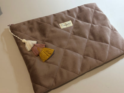 Housse ordinateur portable, couleur rose pale