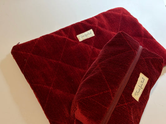 Housse pour ordinateur portable, couleur burgundy